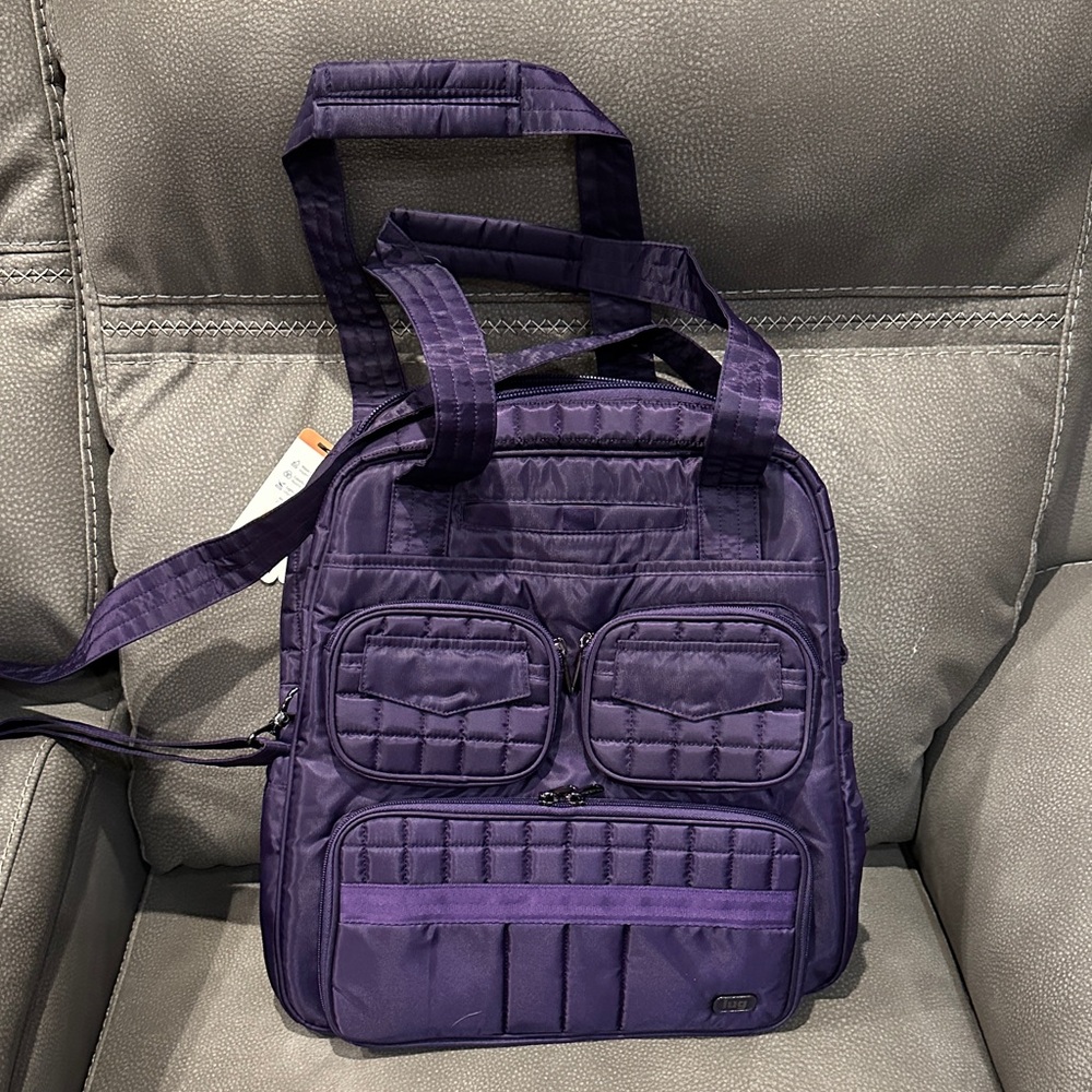 Lug Purple Quilted Travel Bag